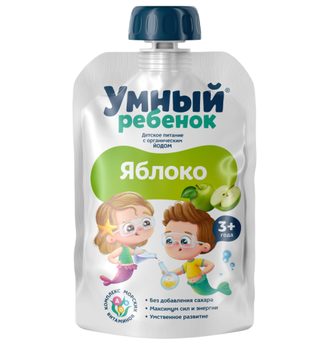 Vertera Умный ребенок, яблоко, 90 г