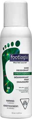 Footlogix 10 Дезодорант для обуви, 125 мл