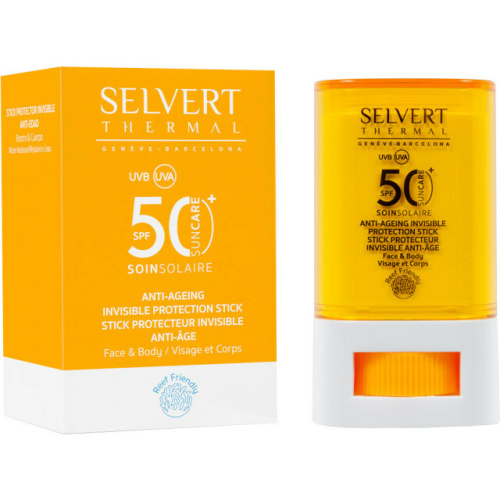 Selvert Thermal Защитный невидимый стик для чувствительных зон 15ml