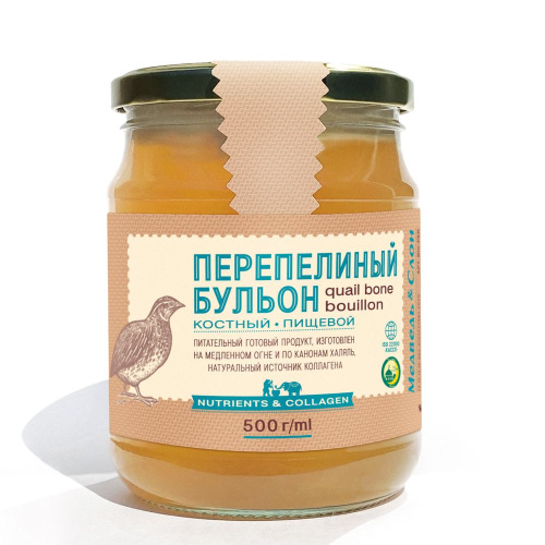 МиС Бульон перепелиный, 500 мл банка