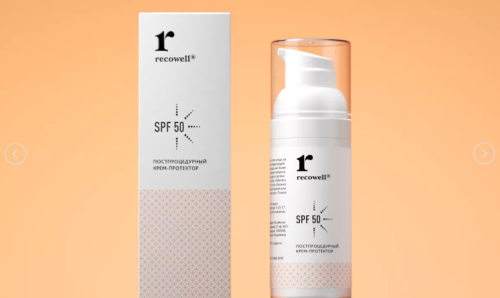 Крем-протектор Recowell (SPF 50), 150 мл