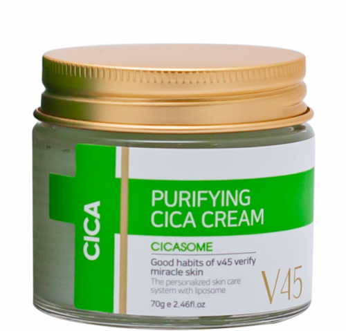 V45 Purifying Cica Cream - Осветляющий крем, 70 мл