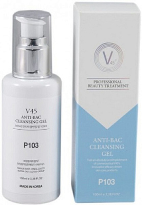 V45 Anti-Bac Cleansing Gel - Очищающий гель для проблемной кожи, 100 мл