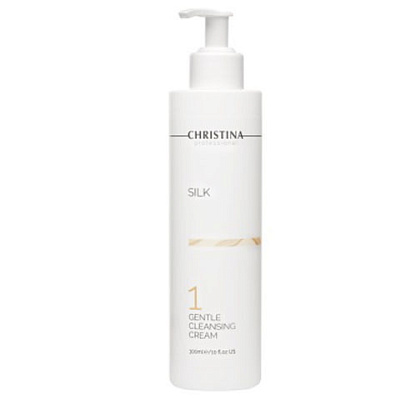 Шаг 1 Silk Gentle Cleansing Cream - Мягкий очищающий крем, 300 мл
