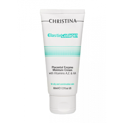 Elastin Collagen Placental Enzime Moisture Cream - Увлажняющий крем для жирной кожи, 60 мл (СНЯТО)