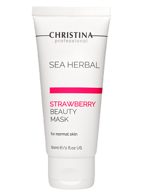 Sea Herbal Beauty Mask Strawberry - Маска красоты для нормальной кожи "Клубника", 60 мл (СНЯТО)