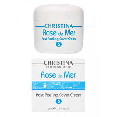 Шаг 5 Rose de Mer Post Peeling Cover Cream - Постпилинговый защитный крем, 20 мл
