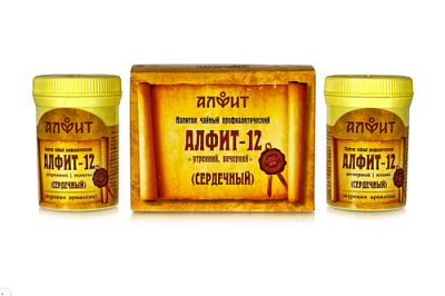 ЧН "Алфит-12" сердечный, 60 брикетов по 2 г