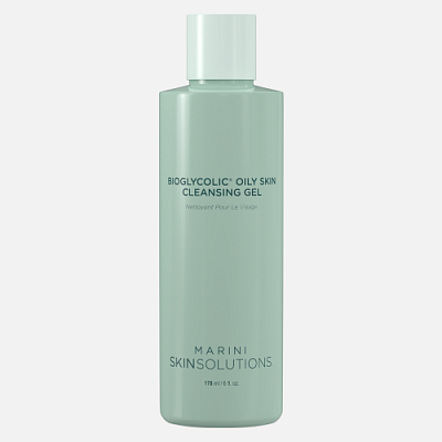 Marini SkinSolution Очищающий гель на основе гликолевой кислоты жирная и комбин.кожа 178 мл ЧЗ