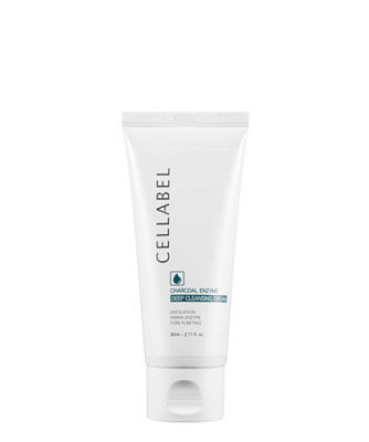 Cellabel Charcoal Enzyme Deep Cleansing Cream - Крем для глубокого очищения "Папайя и уголь", 80 мл