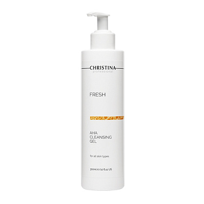 Fresh AHA Cleansing Gel - Очищающий гель с фруктовыми кислотами для всех типов кожи, 300 мл (СНЯТО)