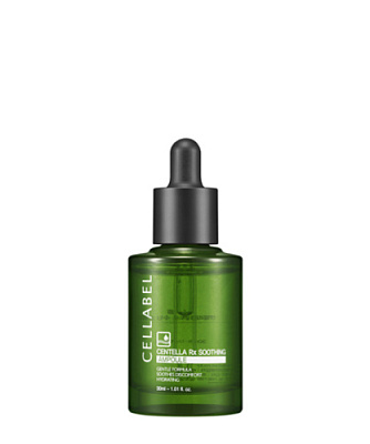 Cellabel Centella RX Soothing Ampoule - Биомиметическая успокаивающая сыворотка "Центелла", 30 мл 