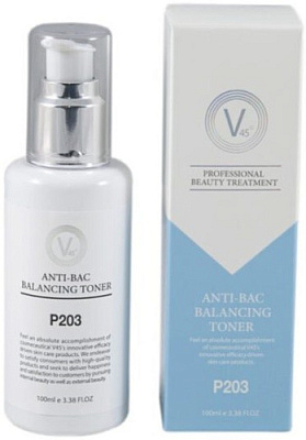 V45 Anti-Bac Balansing Gel - Гель-тоник для проблемной кожи, 100 мл