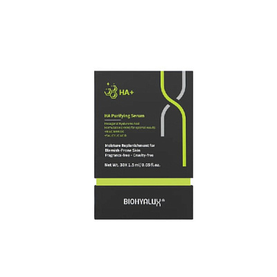 BioHyalux HA Purifying Serum - Сыворотка для лица очищающая, 30 х 1,5 мл