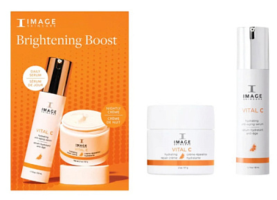 Набор Сыворотка и крем Витамин С BRIGHTENING BOOST SYSTEM 2026 INTERNATIONAL VITAL С