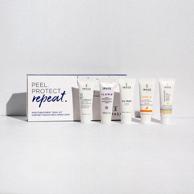 Post-Treatment Trial Kit - Набор для постпилингового ухода, 5 шт по 7 г