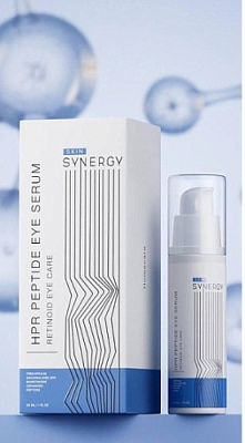 Сыворотка для кожи вокруг глаз с HPR/Skin Synergy HPR peptide eye serum, флакон 30 мл