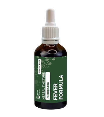 Настойка растительная Fever Formula, Температура, 50 мл