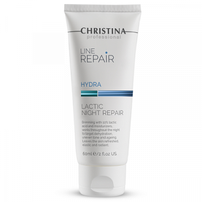 Line Repair Hydra Lactic Night Repair - Восстанавливающий ночной крем с молочной кислотой, 60 мл ЧЗ