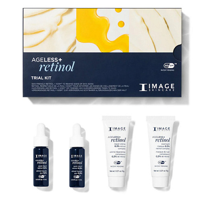 Image Ageless+Retinol 2025 Launch Party Set - Набор с ретинолом сыворотки+кремы,3ш*4мл+3ш*6гр