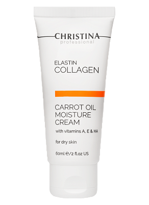 Elastin Collagen Carrot Oil Moisture Cream - Увлажняющий крем для сухой кожи, 60 мл