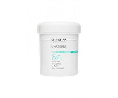 Шаг 6A Unstress Relaxing Massage Cream - Расслабляющий массажный крем, 500 мл ЧЗ