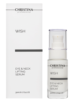 Wish Eyes & Neck Lifting Serum - Подтягивающая сыворотка для кожи вокруг глаз и шеи, 30 мл