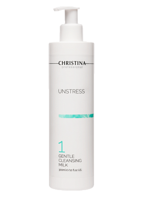 Шаг 1 Unstress Gentle Cleansing Milk - Нежное очищающее молочко, 300 мл