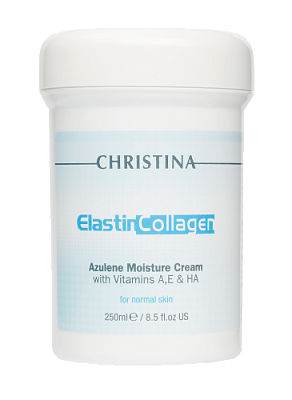 Elastin Collagen Azulene Moisture Cream - Увлажняющий крем для нормальной кожи, 250 мл СНЯТО