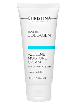 Elastin Collagen Azulene Moisture Cream - Увлажняющий крем для нормальной кожи, 60 мл (СНЯТО)