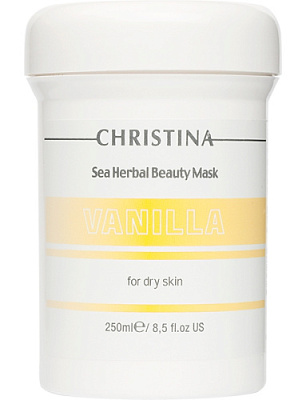 Sea Herbal Beauty Mask Vanilla for dry skin - Маска красоты для сухой кожи "Ваниль", 250 мл
