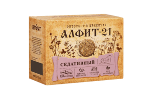 ЧН "Алфит-21" седативный, 60 брикетов по 2 г