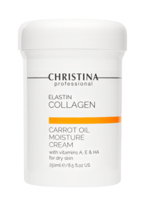 ElastinCollagen Carrot Oil Moisture Cream with Vit.A.E&HA for dry skin - Увл.крем для сухой кожи 250