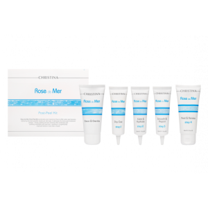 Rose de Mer Post Peel Kit - Набор для постпилингового ухода, 3 препарата