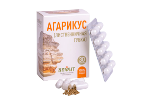 Биологически активная добавка к пище "Агарикус", 30 капсул по 470 мг