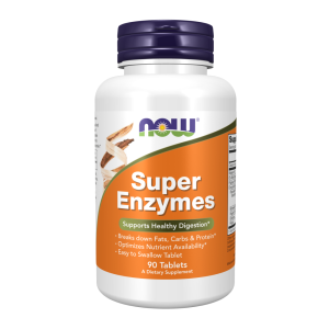 NOW Super Enzymes, 90 капс