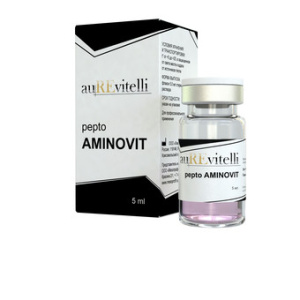 Aurevitelli pepto AMINOVIT - Мультивитаминный пептидно-аминокислотный комплекс, флакон 5 мл