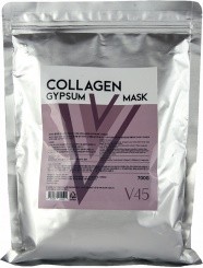 V45 Collagen Gypsum Mask - Гипсовая маска с коллагеном, 700 гр