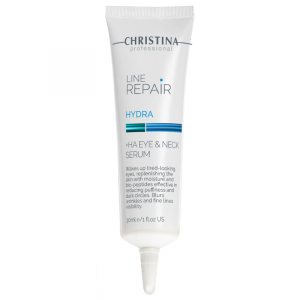 Line Repair Hydra Ha Eye & Neck Serum - Сыворотка для кожи вокруг глаз и шеи с гиалуроновой кисл