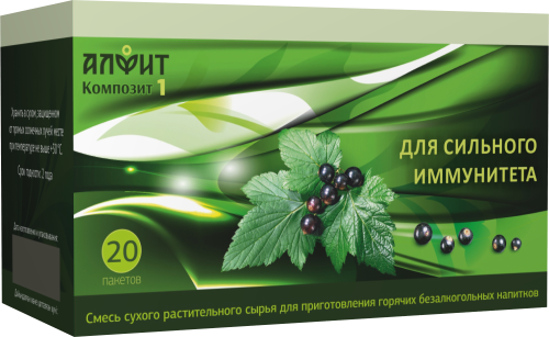Алфит Композит-1, для сильного иммунитета, 20 пакетов