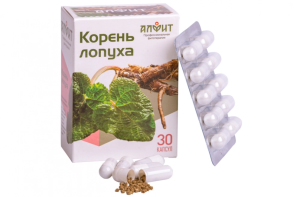 Биологически активная добавка к пище "Корень лопуха", 30 капсул по 450 мг