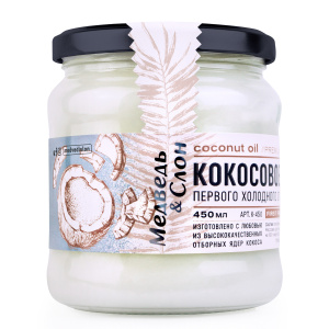 МиС Масло Кокосовое 100% натуральное, 450 мл