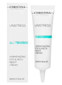 Unstress Harmonizing Eye & Neck Night Cream - Ночной крем для кожи вокруг глаз и шеи, 30 мл