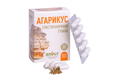 Биологически активная добавка к пище "Агарикус", 30 капсул по 470 мг